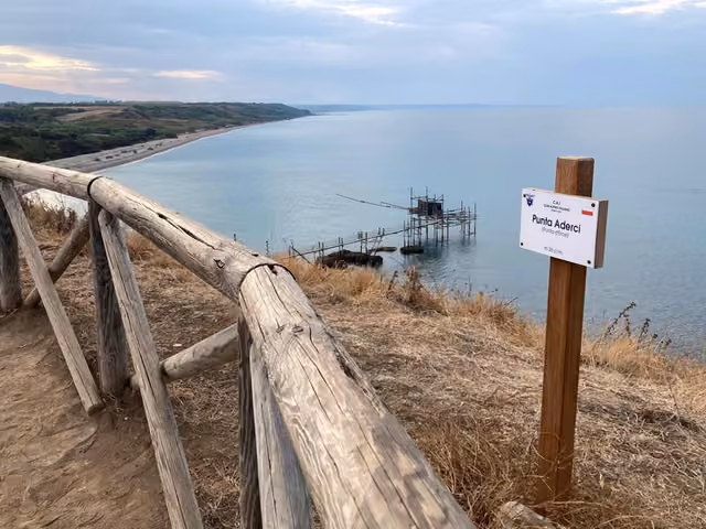 Costa e mare della Costa dei Trabocchi